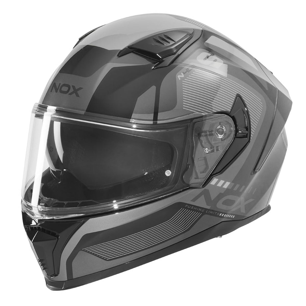 N402 Mentor Black Silver Shiny