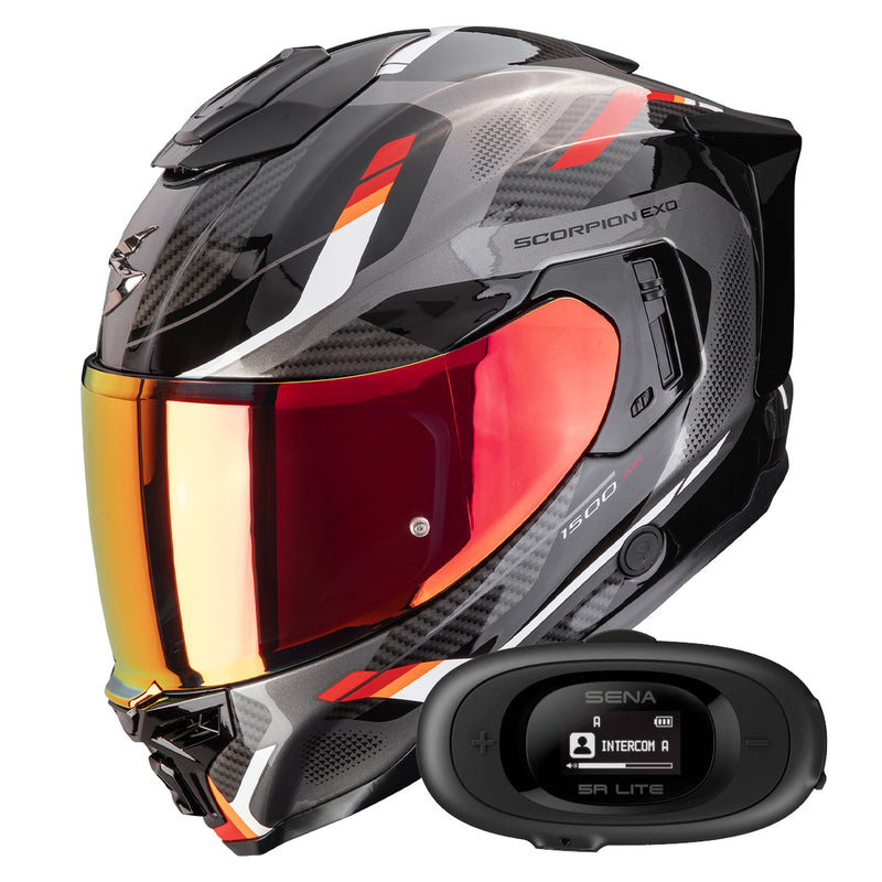 Exo 1500 Air Sleek Black Red + Kit bluetooth 5R Lite Solo