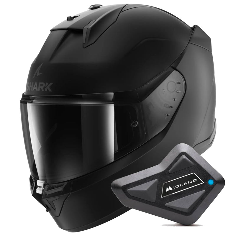 D-Skwal 3 Dark Shadow Edition Mat KMA + Kit Bluetooth BT Mini