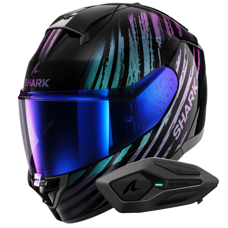 Ridill 2 Assya KXK + Kit Bluetooth Sena para Shark Solo