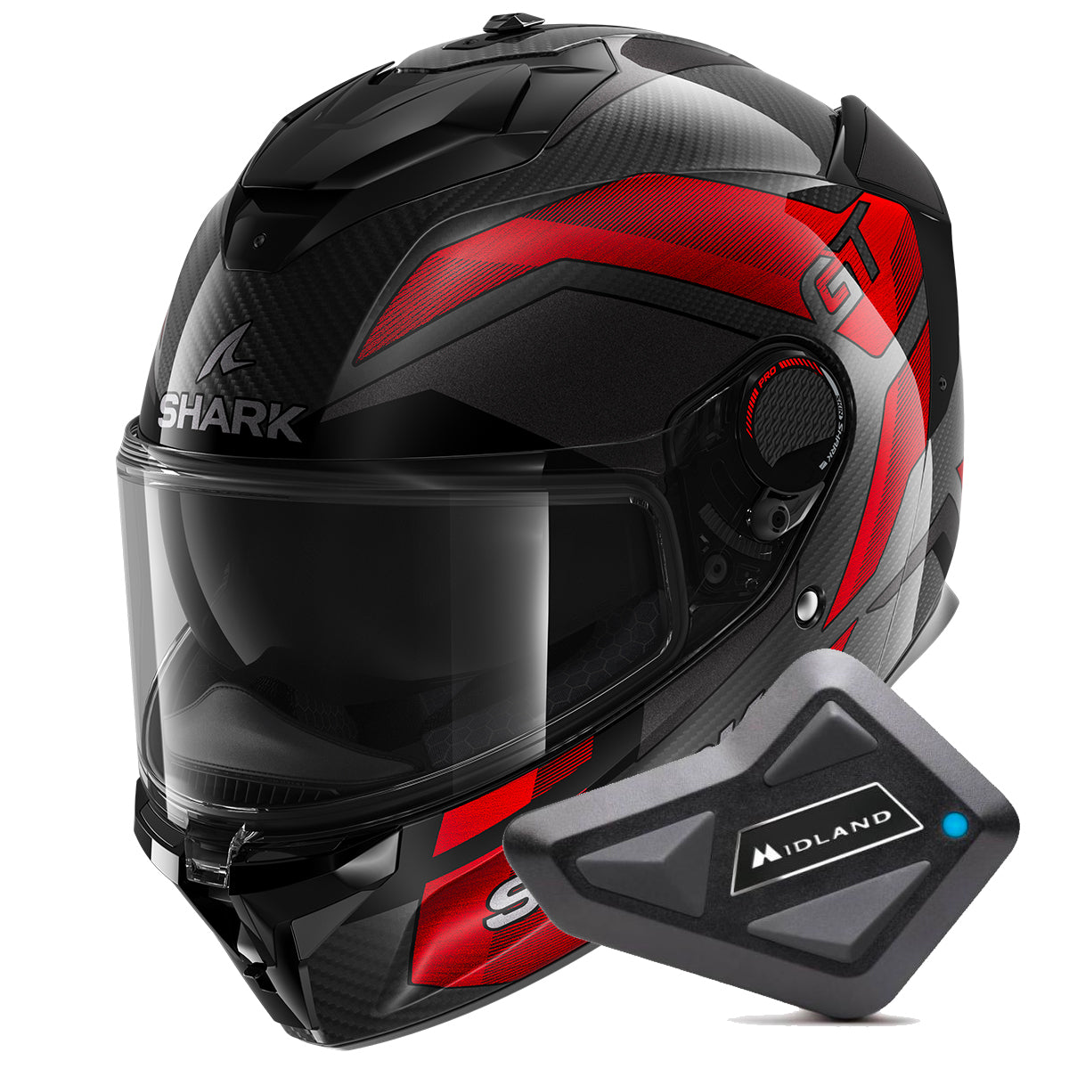 Spartan GT Pro Ritmo Carbon DRU + Kit Bluetooth BT Mini