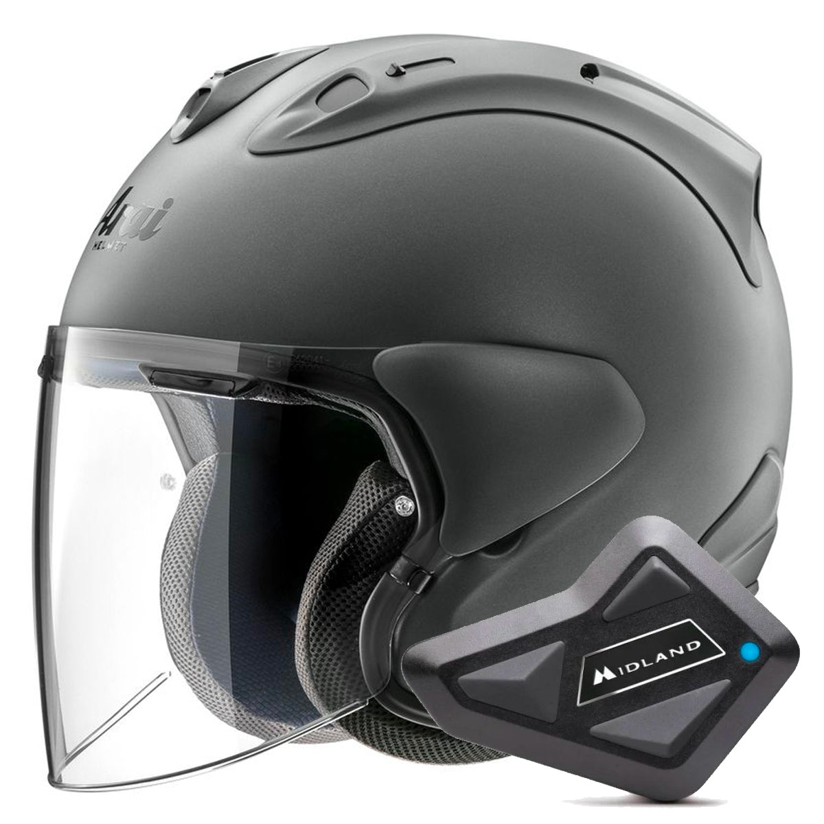 SZ-R Vas Evo Gun Metallic + Kit Bluetooth BT Mini