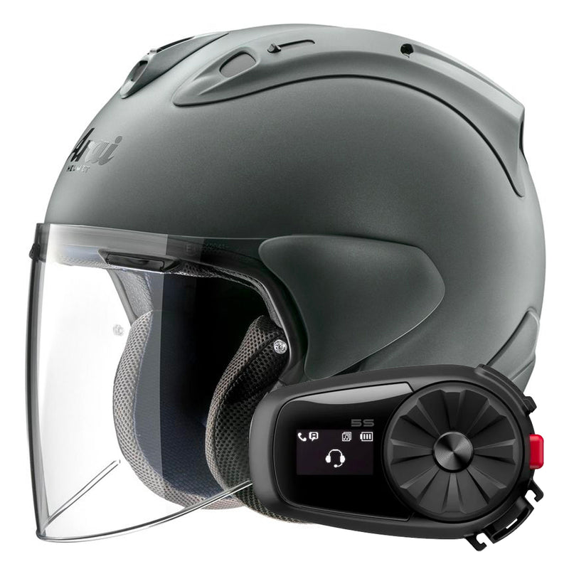 SZ-R Vas Evo Matt Green + Kit Bluetooth 5S Solo