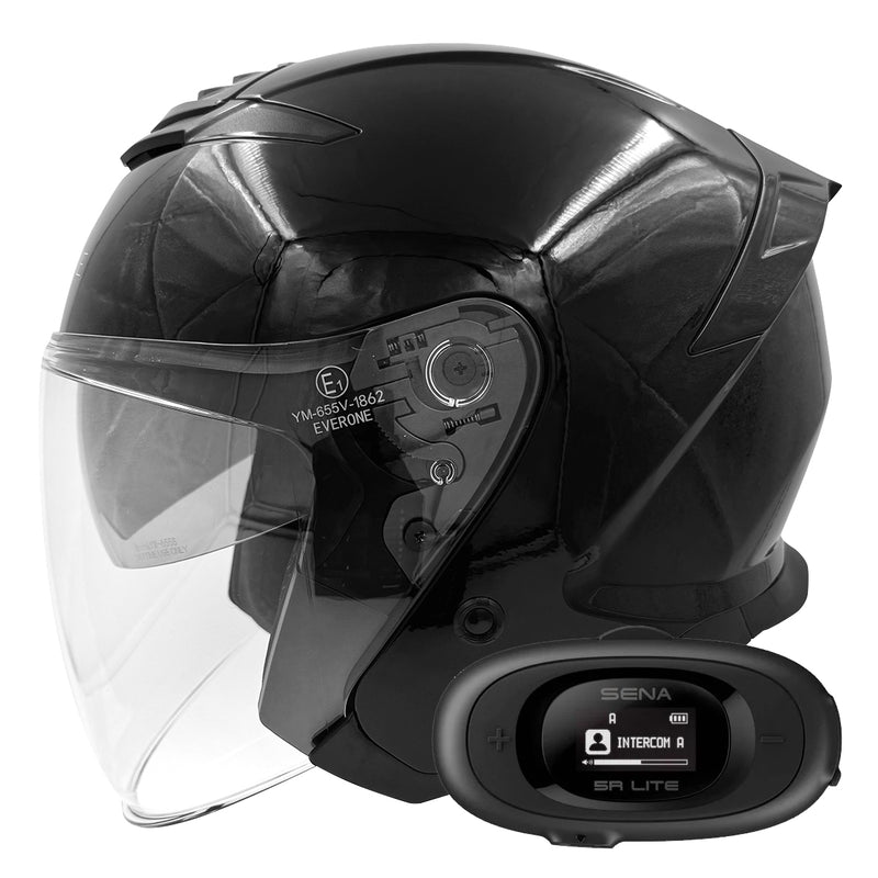 RX31-Jet Shiny Black + Kit bluetooth 5R Lite