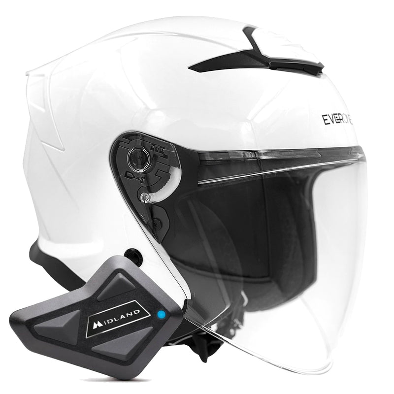 RX31-Jet Shiny White + Kit Bluetooth BT Mini