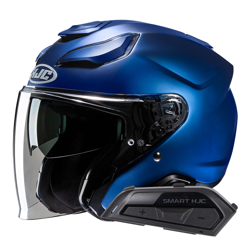 F31 Semi Flat Metallic Blue + Kit Bluetooth Smart 21B Flat Black