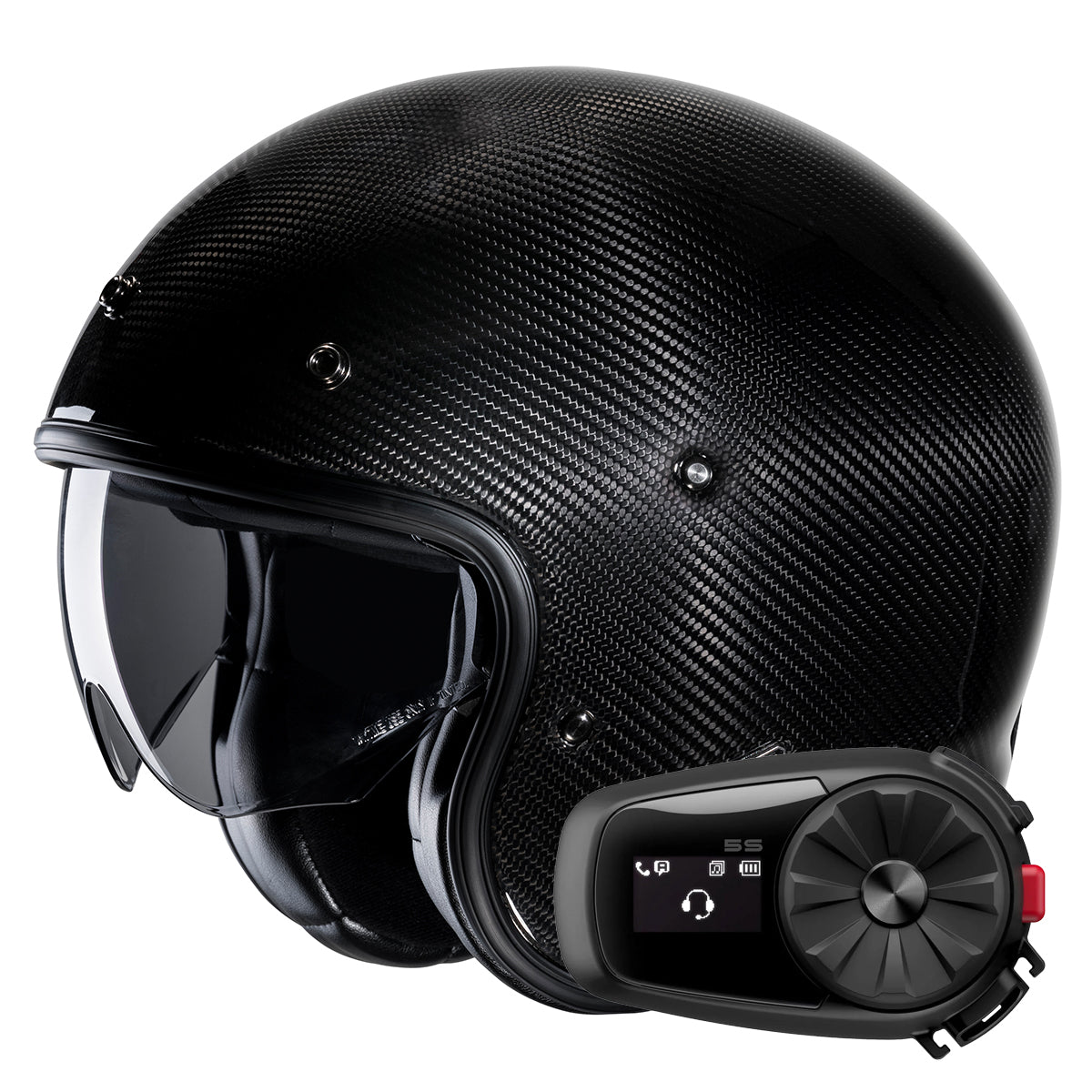 V31 Carbon Black + Kit Bluetooth 5S Solo