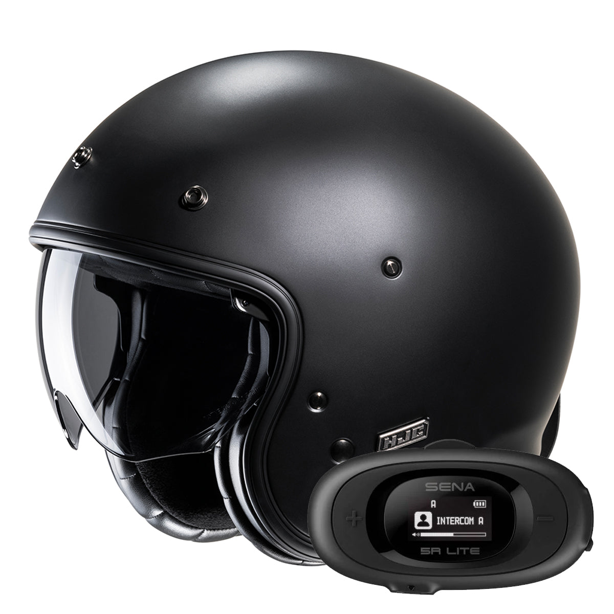 V31 Semi Flat Black + Kit bluetooth 5R Lite