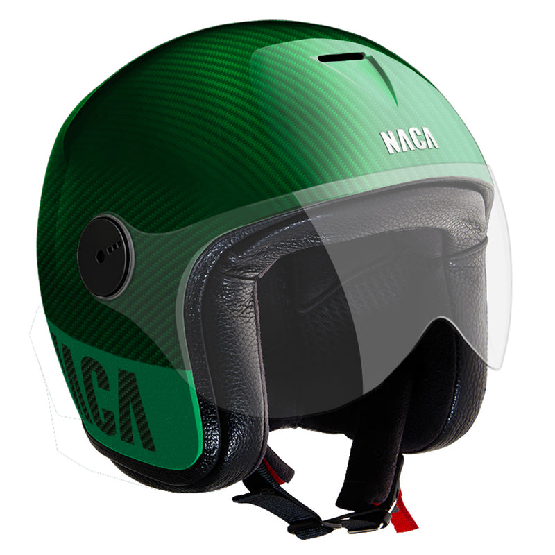 Riviera Visor Green Carbon