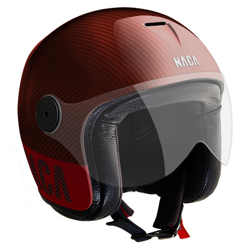 Riviera Visor Red Carbon