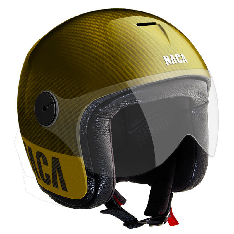 Riviera Visor Yellow Carbon