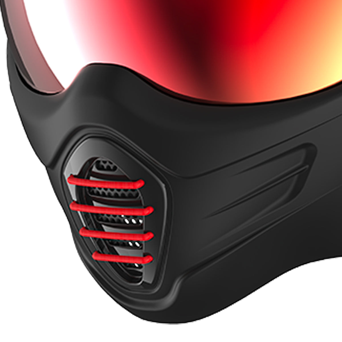 Roadster Iron Mat Black Red