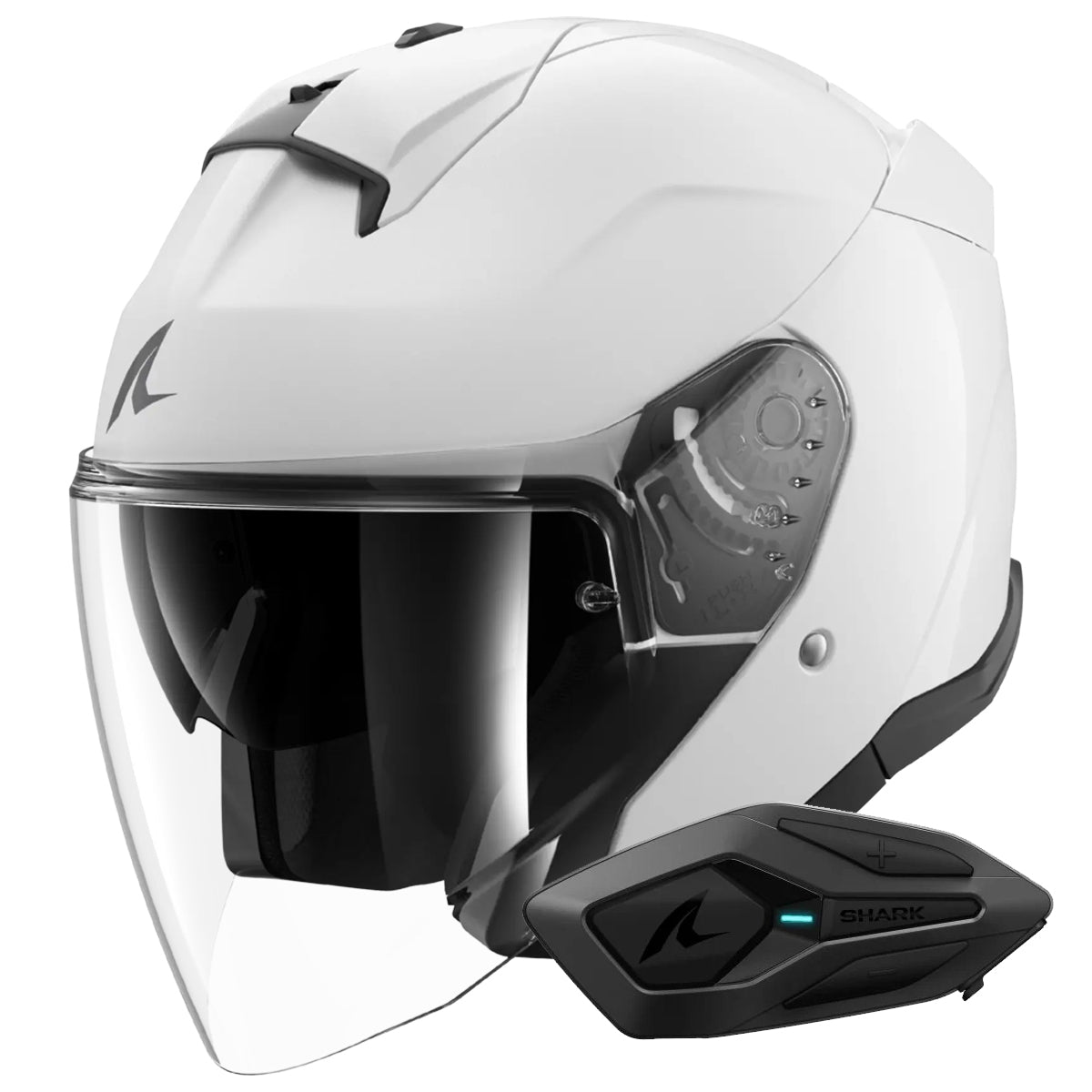 Skwal Jet Blank W05 + Kit Bluetooth Sena per Shark