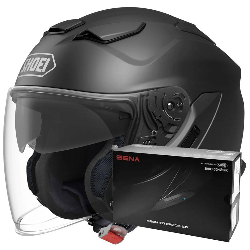 J-Cruise 3 Matt Black + Intercom Sena SRL-03