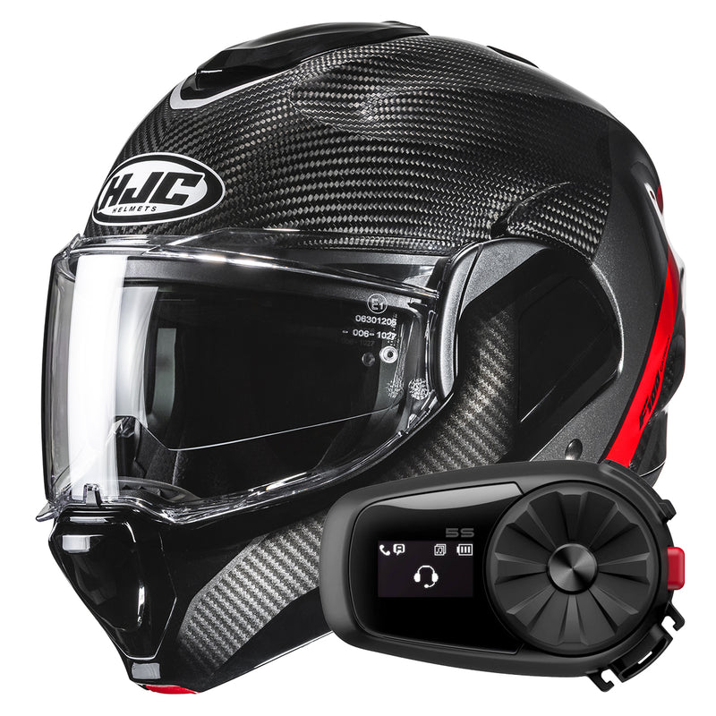 F100 Carbon Stan MC1 + Kit Bluetooth 5S Solo