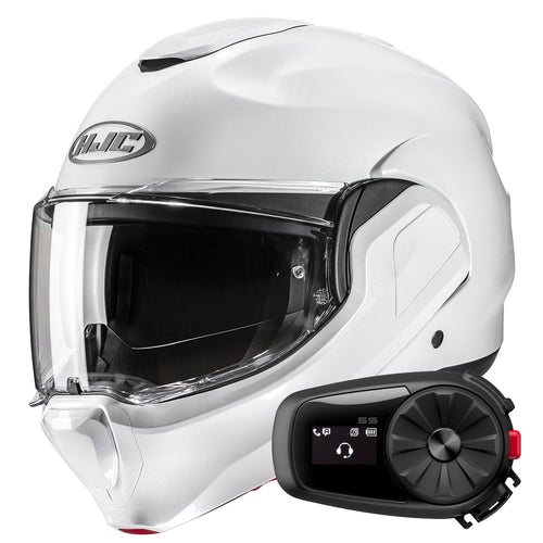 F100 Pearl White + Kit Bluetooth 5S Solo