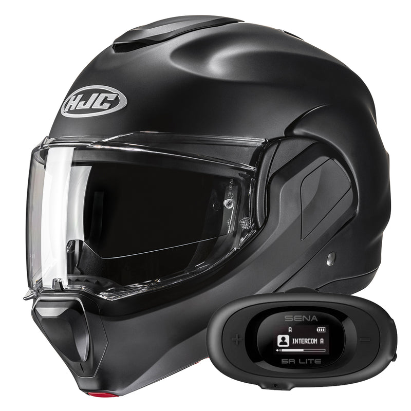 F100 Semi Flat Black + Kit bluetooth 5R Lite