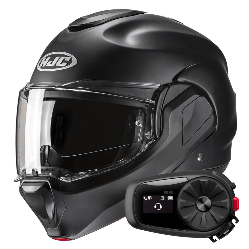 F100 Semi Flat Black + Kit Bluetooth 5S Solo
