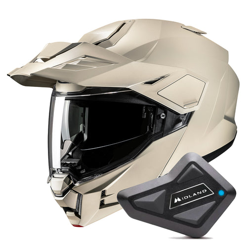 i80 Semi Flat Beige Arena + Kit Bluetooth BT Mini