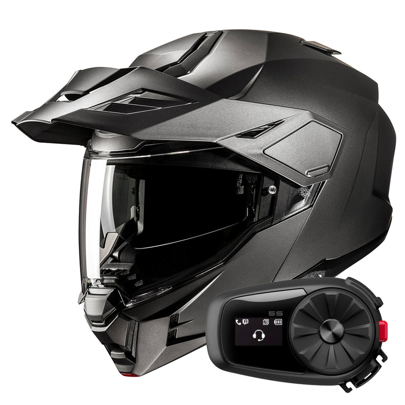 i80 Semi Flat Titanium + Kit Bluetooth 5S Solo