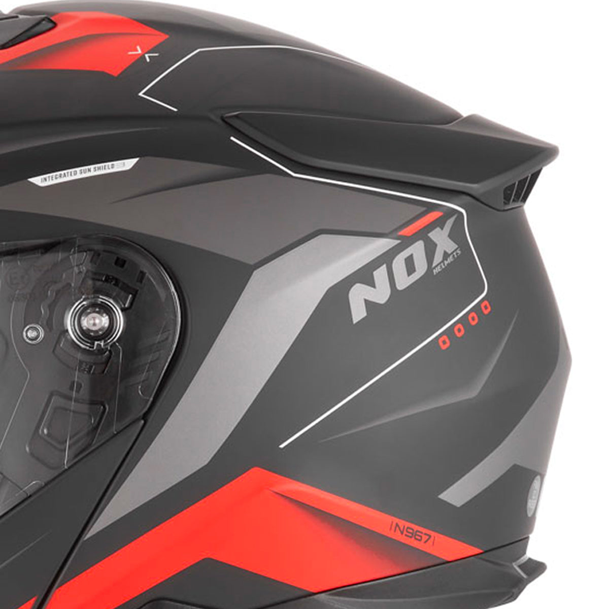N968 Shift Mat Black Red