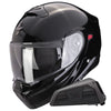 Exo 930 Evo Solid Black + Kit bluetooth Exo-Com Link-1