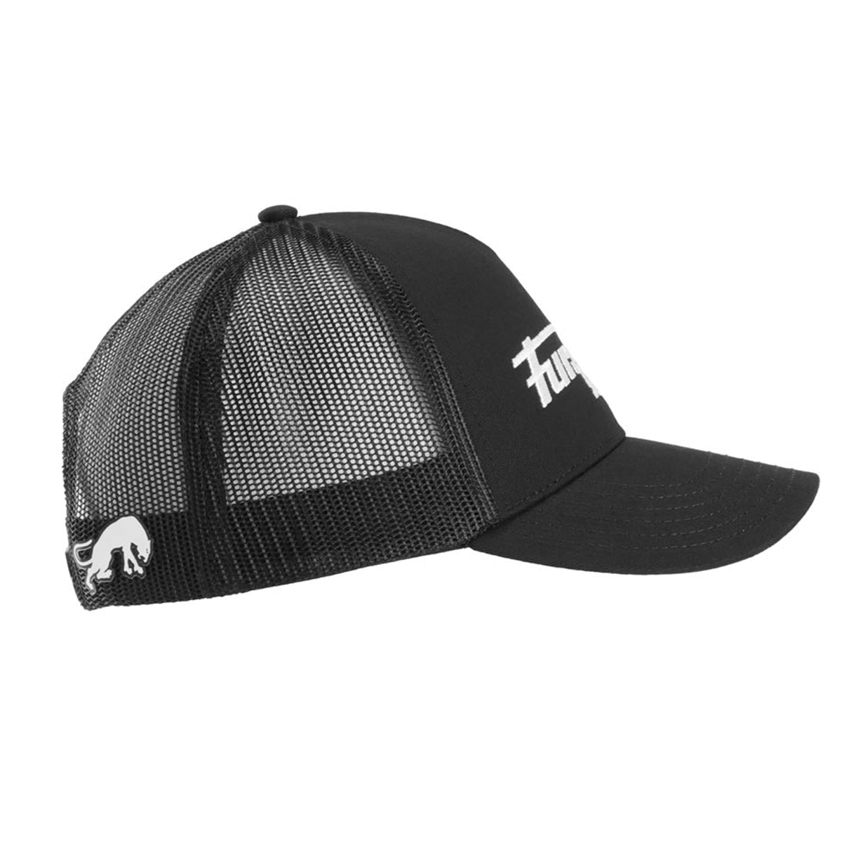 Trucker Fury Black White