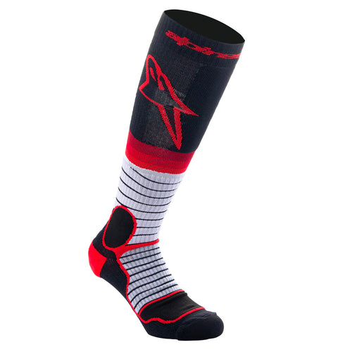 MX Pro Socks Black Grey Red