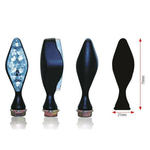Losange LED Noir