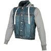 Denim Hoodie Men