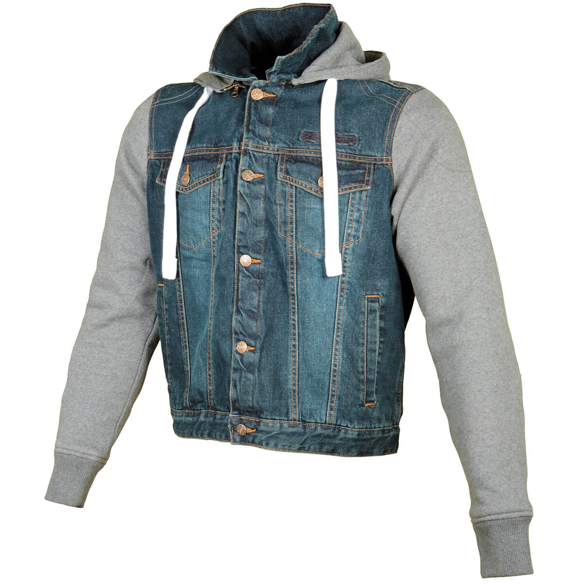 Denim Hoodie Men