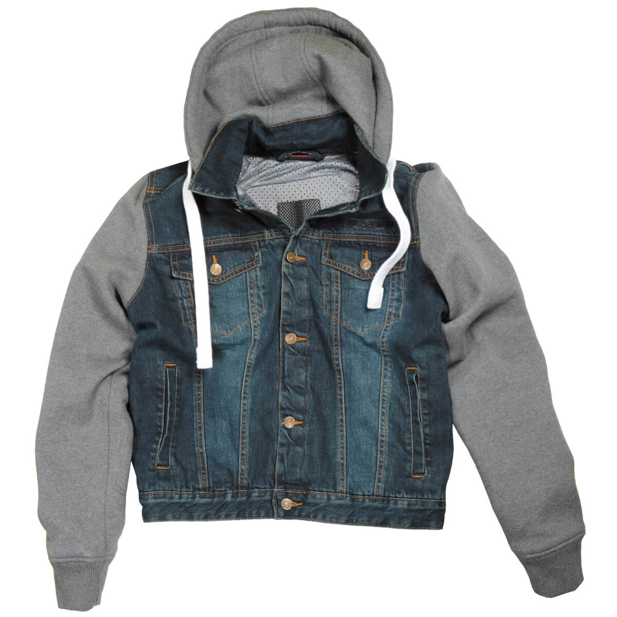 Denim Hoodie Men