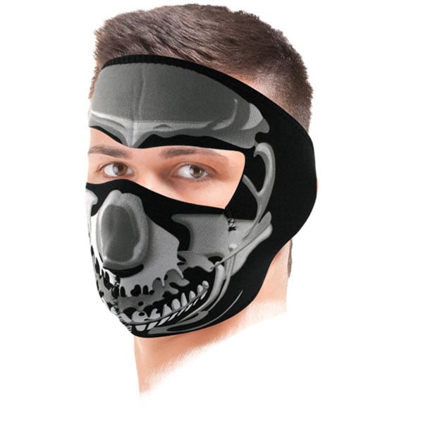 Chrome Skull Mask