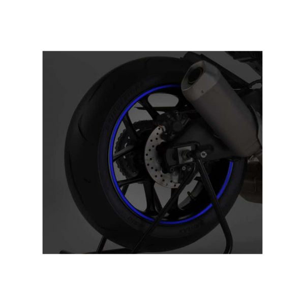 Filets de jantes 6M Bleu Fluo