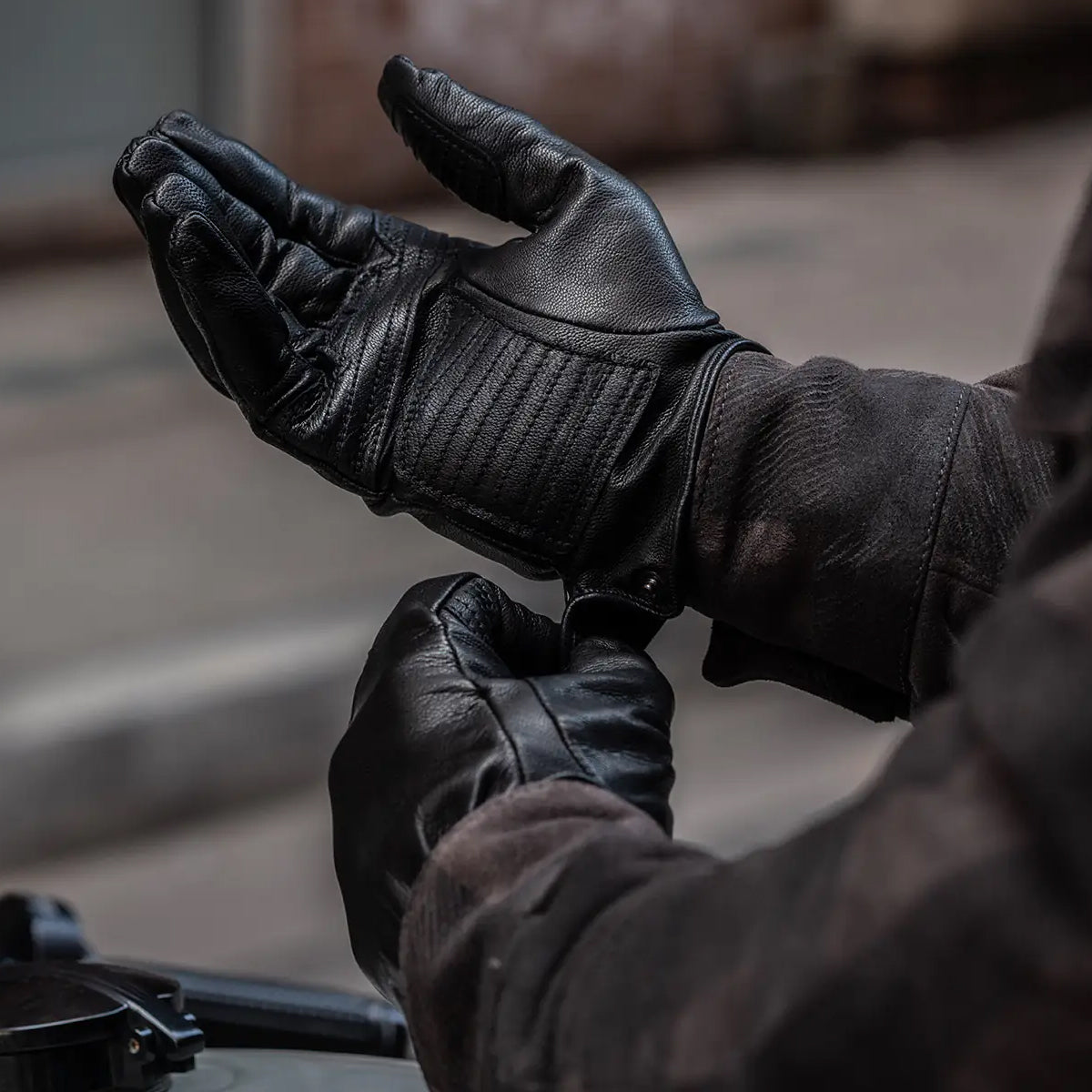 Shield Black Leather