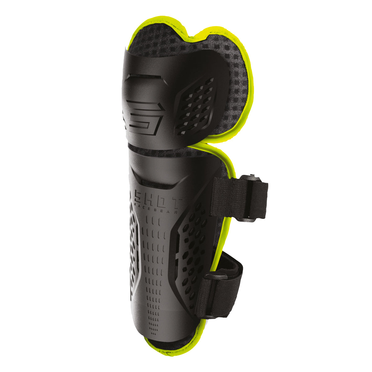 Optimal Knee 2.0 Black Neon Yellow Enfant