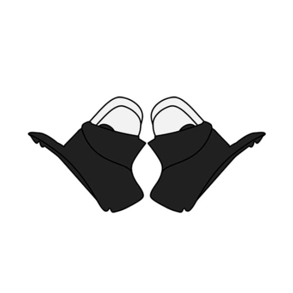 Paire de joues Commander Carbon