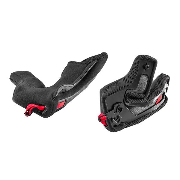 Paire de joues Black Red N80-8