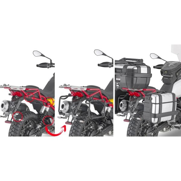Support Liaison Rapide Valise PLOR8203MK Moto Guzzi V85TT (19-20)