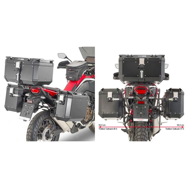 Support valises Trekker Outback PLO1179CAM Honda CRF1100L Africa Twin 20