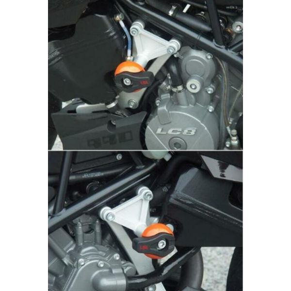 Kit Fixation Crash Pad LSL KTM Superduke 990/Supermoto 950 (05-08)