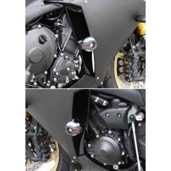 Kit Fixation Crash Pad + Platine LSL Yamaha YZF-R1 (09-14)