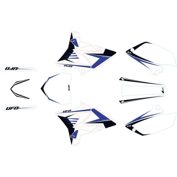 Kit Plastique UFO Yamaha YZ125/YZ250 (03-14) Restyle