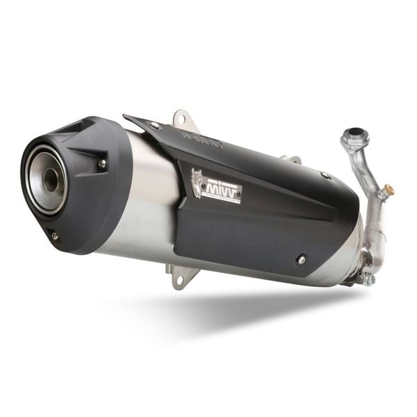 Urban catalysée Inox Brossé Piaggio MP3 400/MP3 500 (08-15)