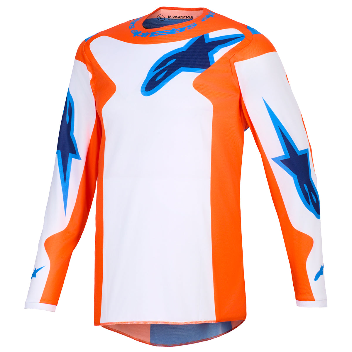Fluid Grid Jersey Orange Ucla Blue