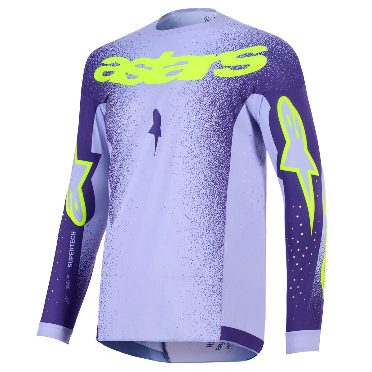 Supertech Scenz Jersey Purple Yellow Fluo