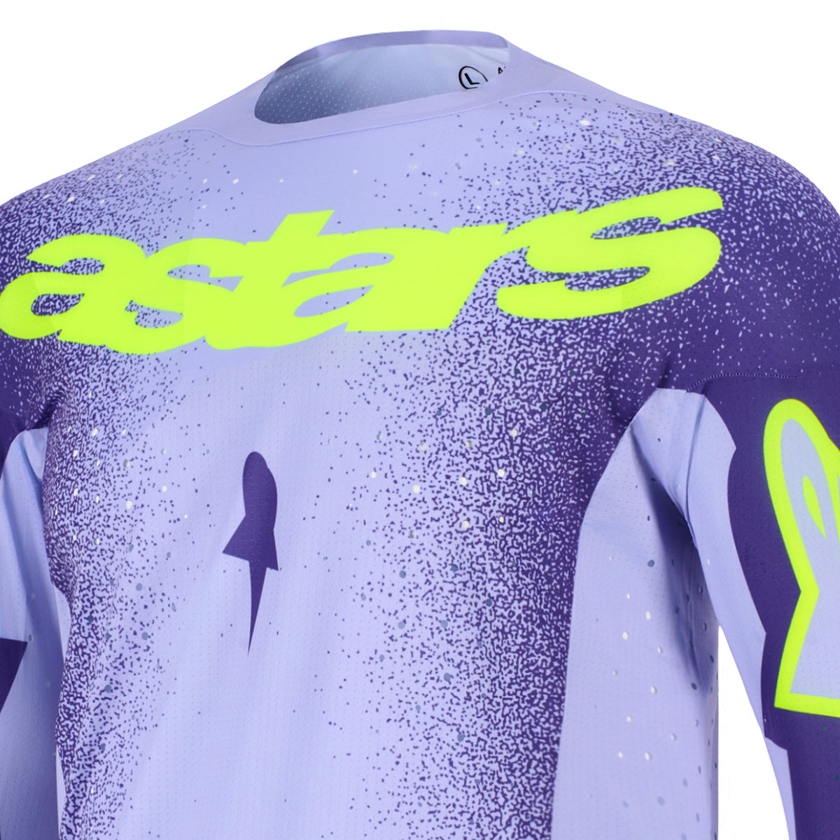 Supertech Scenz Jersey Purple Yellow Fluo
