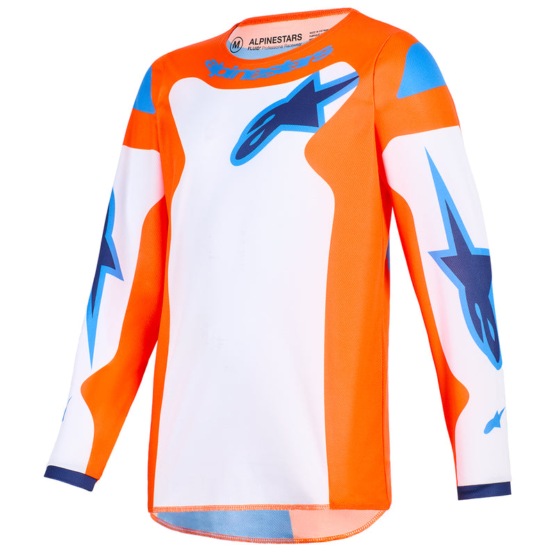Youth Fluid Grid Jersey Orange Ucla Blue