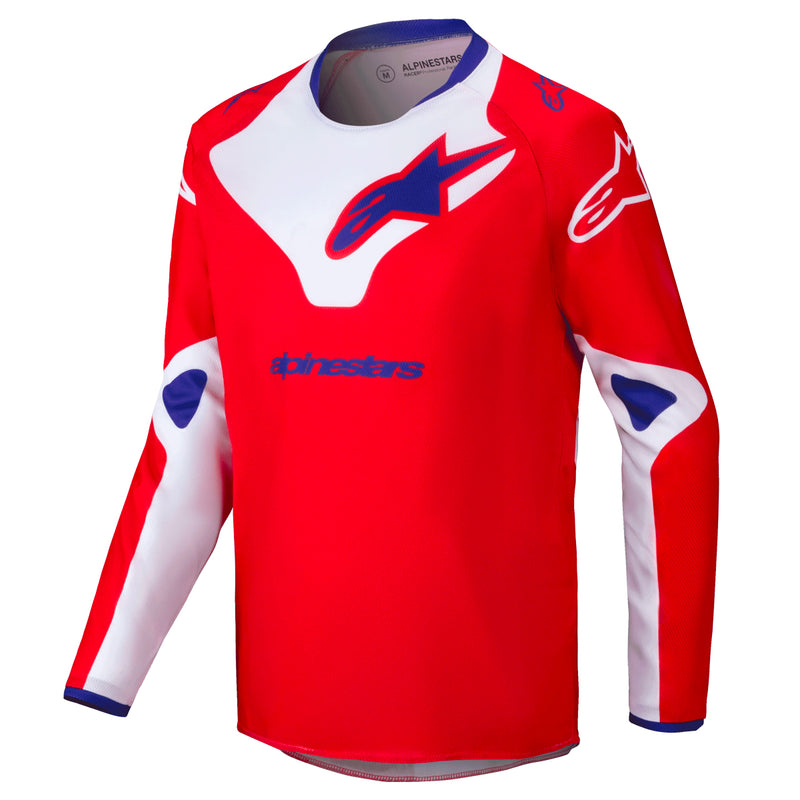 Youth Racer Veil Bright Red White