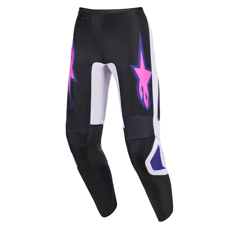 Fluid Grid Pants Black Light Gray Purple